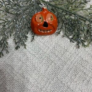 Vintage Halloween Pumpkin Brooch